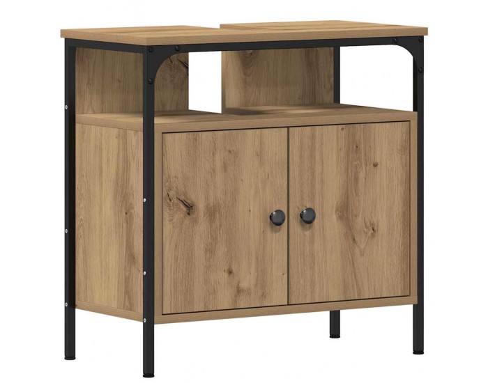 Sonata H Модулни единици за баня с рафт 3 pcs Кафяво 80 x 30 x 60 cm