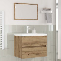 Sonata H Комплект мебели за баня 3 pcs Черен дъб 60 x 38.5 x 45 cm - Комплекти
