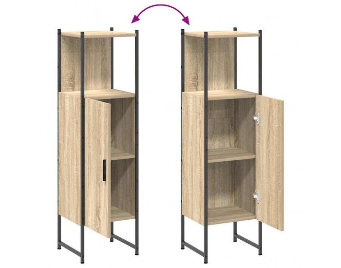 Sonata H Комплект мебели за баня 4 pcs дъб сонома 33 x 33 x 185.5 см