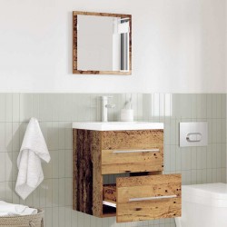 Sonata H Шкаф за баня Старо дърво 41 x 38.5 x 48 см Инженерно дърво - Комплекти