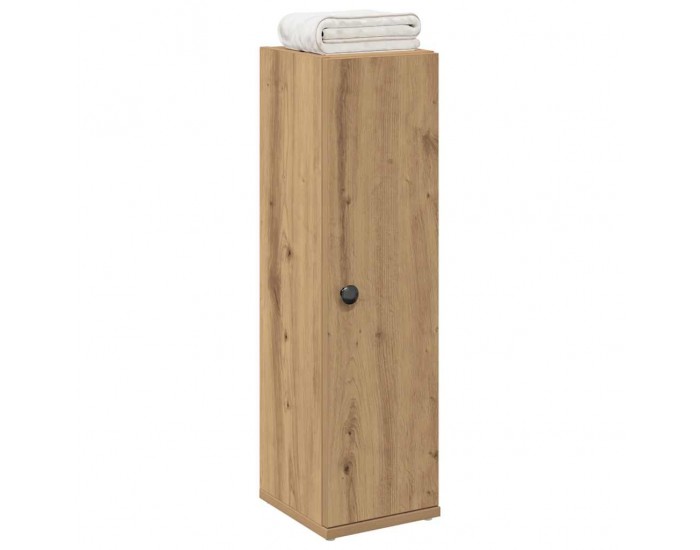 Sonata H Шкаф за баня с държач за ролки, дъб артизан, 20,5x22x72 см