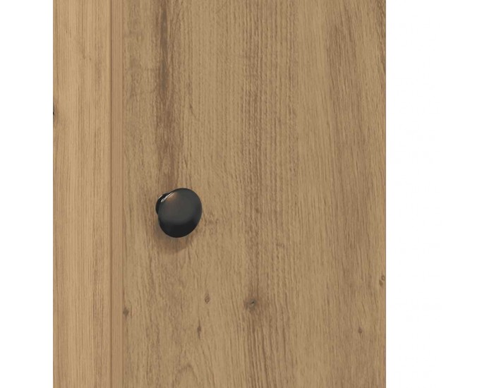 Sonata H Шкаф за баня с държач за ролки, дъб артизан, 20,5x22x72 см