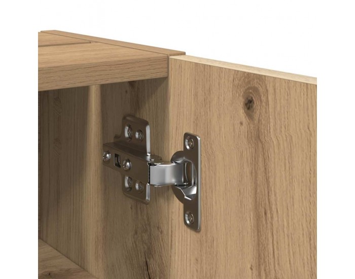 Sonata H Шкаф за баня с държач за ролки, дъб артизан, 20,5x22x72 см