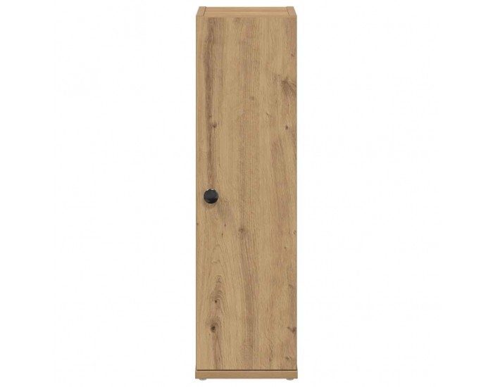 Sonata H Шкаф за баня с държач за ролки, дъб артизан, 20,5x22x72 см