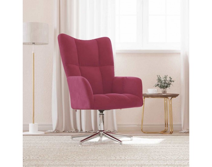 Sonata H Релакс стол, виненочервен, кадифе