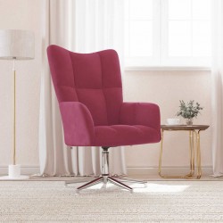 Sonata H Релакс стол, виненочервен, кадифе - Мека мебел