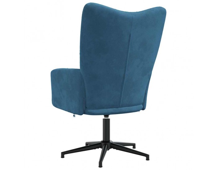 Sonata H Релакс стол, син, кадифе