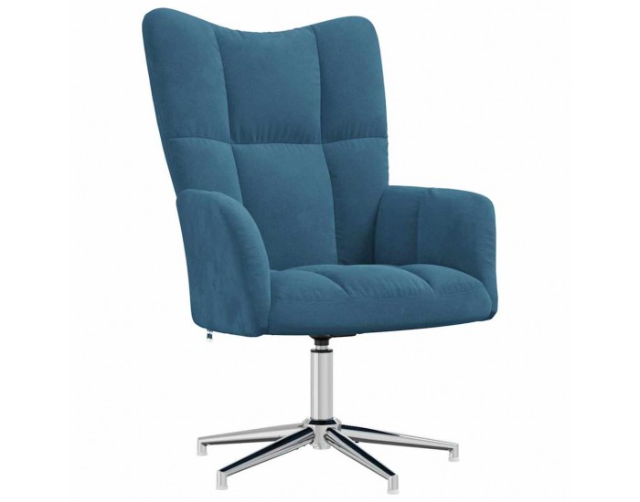 Sonata H Релакс стол, син, кадифе