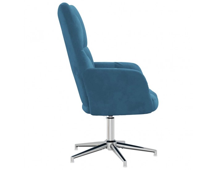 Sonata H Релакс стол, син, кадифе