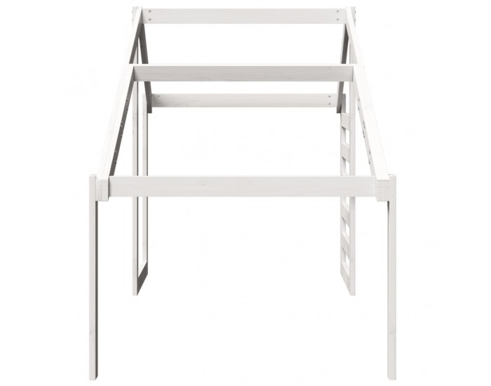 Sonata H Покрив за детско легло, бял, 188x97x113 см, бор масив