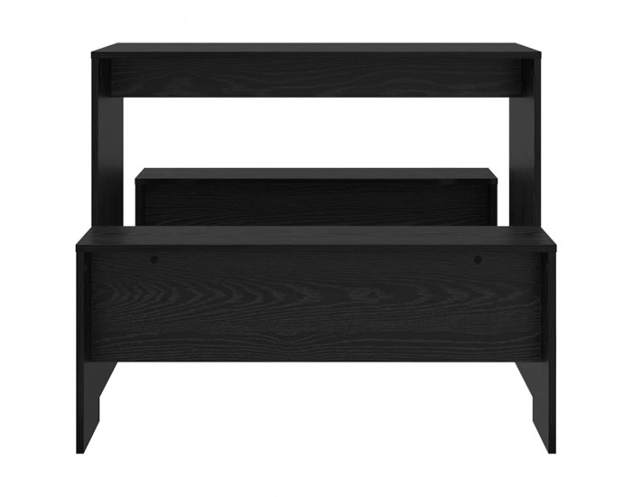 Sonata H Трапезен комплект 2 pcs Черен дъб 97 x 47 x 75 см