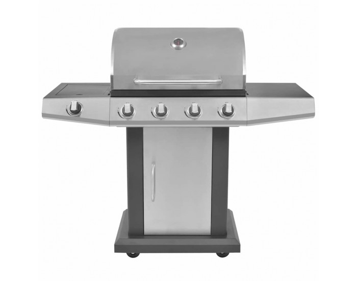 Sonata H Газово барбекю Сребрист 132 x 61 x 118 см Неръждаема стомана