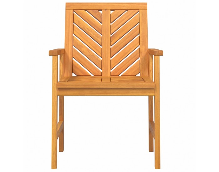 Sonata H Градински столове за хранене 8 pcs Кафяво 59 x 62.5 x 89 см