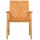 Sonata H Градински столове за хранене 8 pcs Кафяво 59 x 62.5 x 89 см