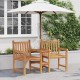Sonata H Outdoor столчета Кафяво 152 x 63 x 89 см Тиково дърво масив