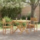 Sonata H Струпваеми градински столове 2 pcs Кафяво 55.5 x 55.5 x 90 см