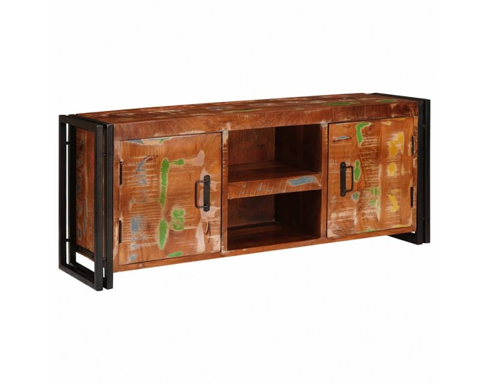 Sonata H ТВ шкаф Многоцветен 120 x 30 x 50 cm регенерирано дърво масив