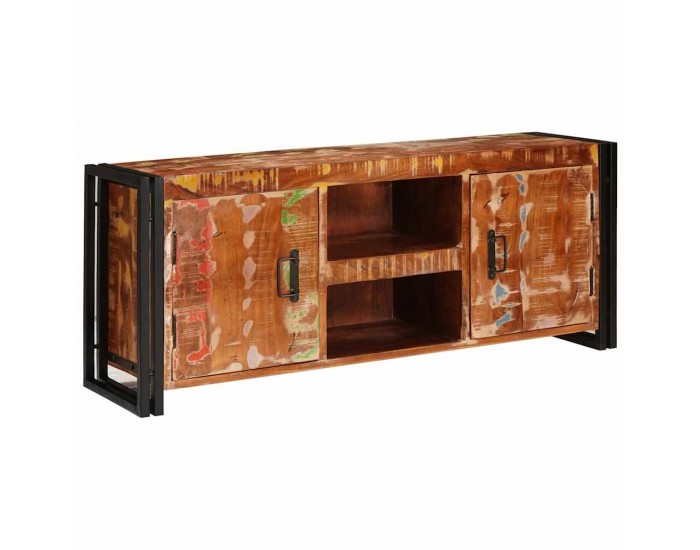 Sonata H ТВ шкаф Многоцветен 120 x 30 x 50 cm регенерирано дърво масив