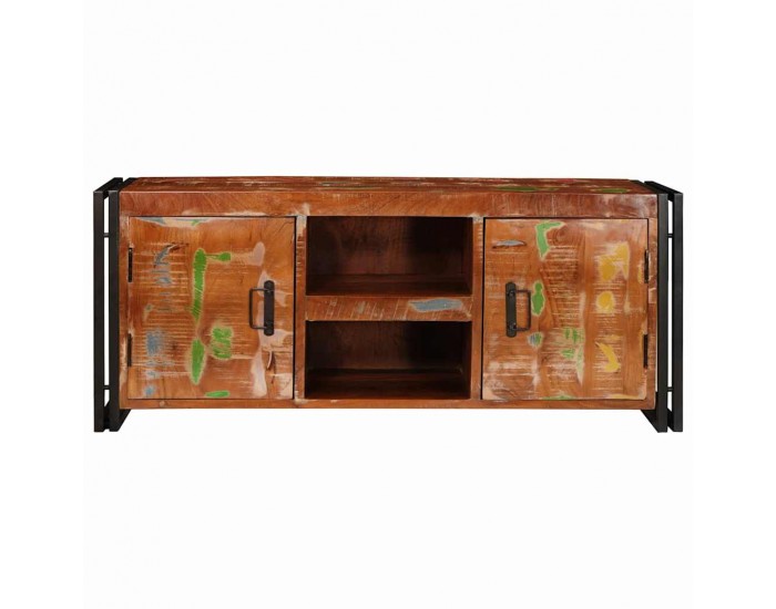 Sonata H ТВ шкаф Многоцветен 120 x 30 x 50 cm регенерирано дърво масив