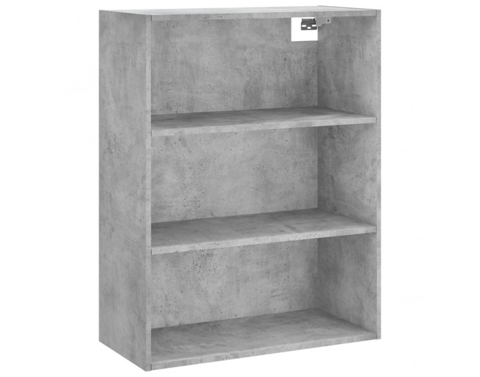 Sonata H Висок шкаф, бетонно сив, 69,5x34x180 см, инженерно дърво