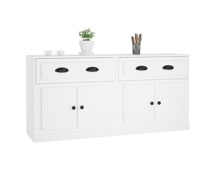 Sonata H Сайдборди, 2 бр, бели, инженерно дърво