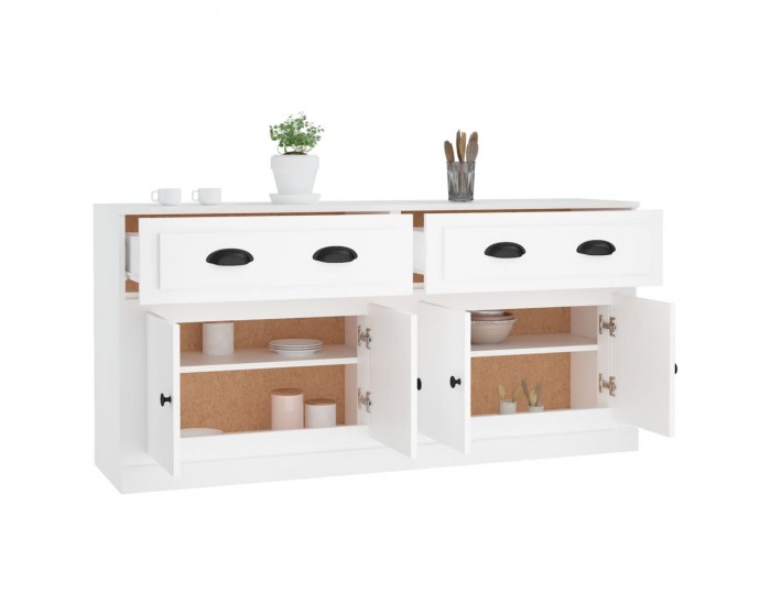 Sonata H Сайдборди, 2 бр, бели, инженерно дърво