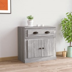Sonata H Сайдборд, сив сонома, 70x35,5x67,5 см, инженерно дърво - Шкафове, Витрини, Модулни секции