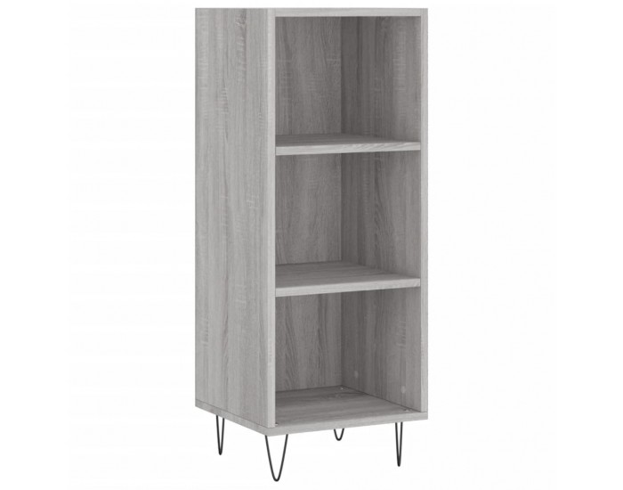 Sonata H Висок шкаф, сив сонома, 34,5x34x180 см, инженерно дърво