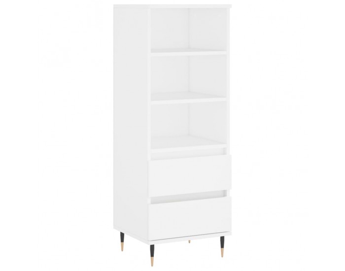 Sonata H Висок шкаф, бял, 40x36x110 см, инженерно дърво