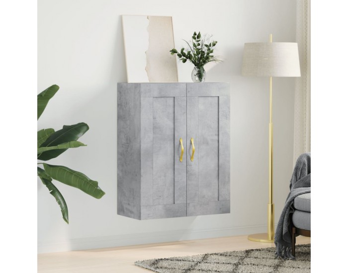Sonata H Стенен шкаф бетонно сив 69,5x34x90 см инженерно дърво