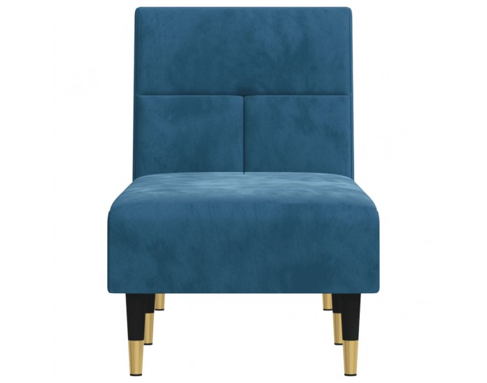 Sonata H Кушетка, синя, кадифе