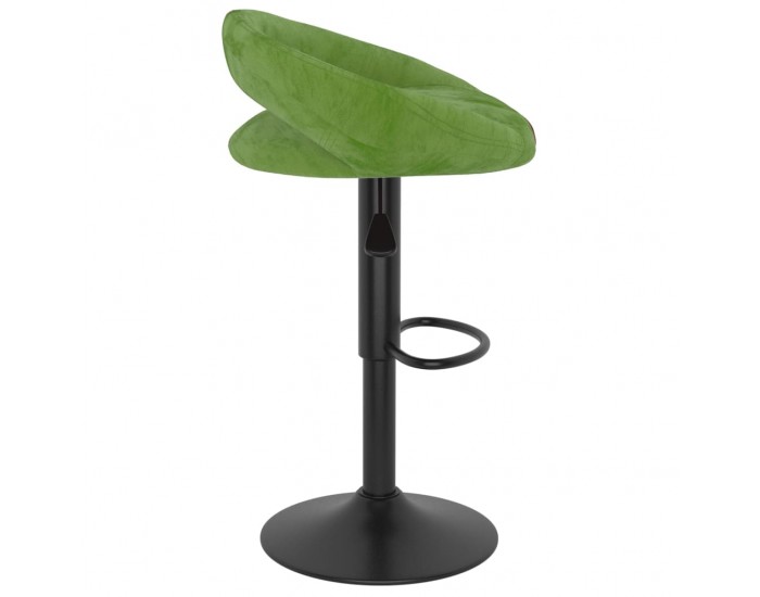 Sonata H Бар табуретки, 2 бр, светлозелени, кадифе