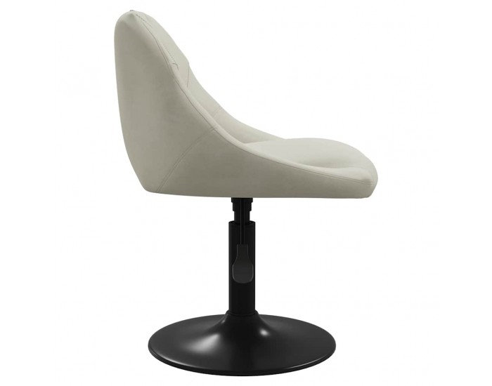 Sonata H Бар табуретка, кремава, кадифе Sonata H Бар табуретка, кремава, кадифе
