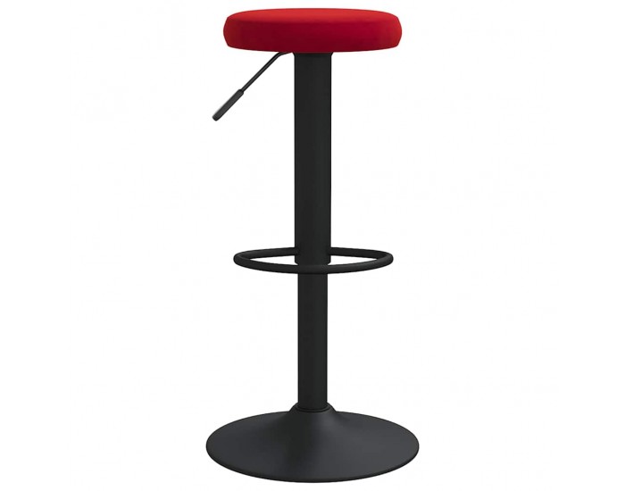 Sonata H Бар табуретки, 2 бр, виненочервени, кадифе