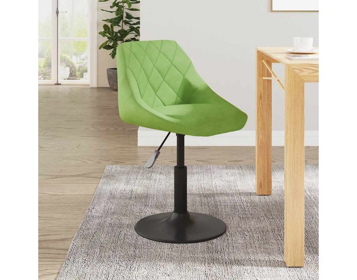 Sonata H Бар табуретка, светлозелена, кадифе