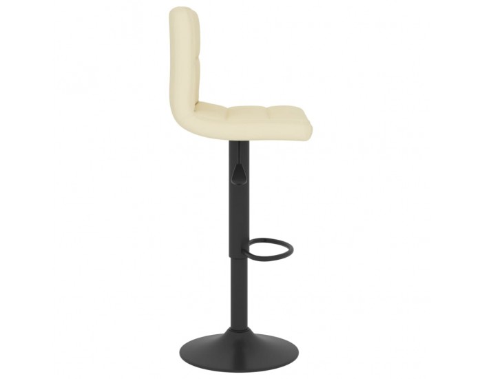 Sonata H Бар табуретки, 2 бр, кремави, текстил