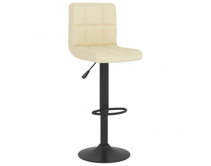 Sonata H Бар табуретки, 2 бр, кремави, текстил