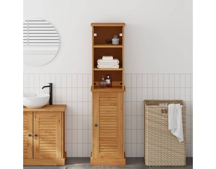 Sonata H Комплект мебели за баня с рафт VIGO Кафяво и медно кафяво