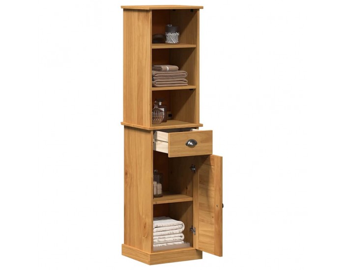 Sonata H Комплект мебели за баня с рафт VIGO 2 pcs Кафяво и медно кафяво