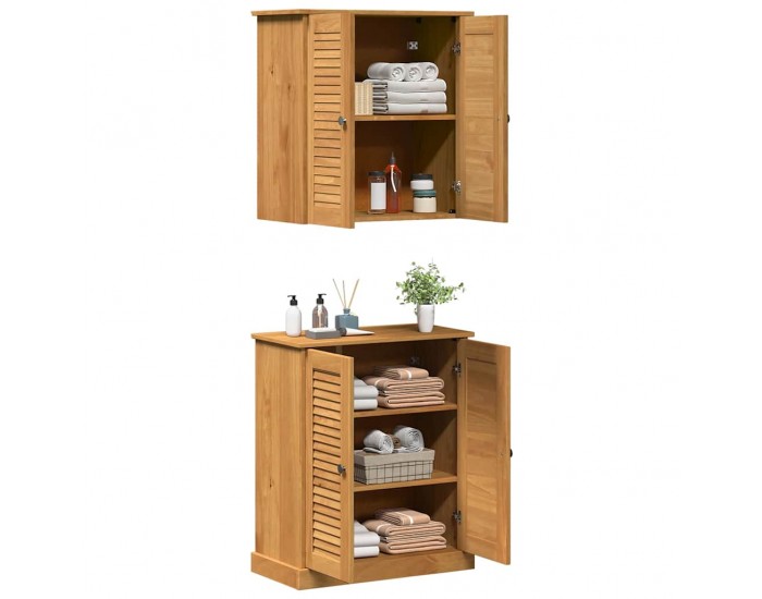 Sonata H Комплект мебели за баня VIGO 2 pcs Кафяво 67.5 x 34 x 80 см