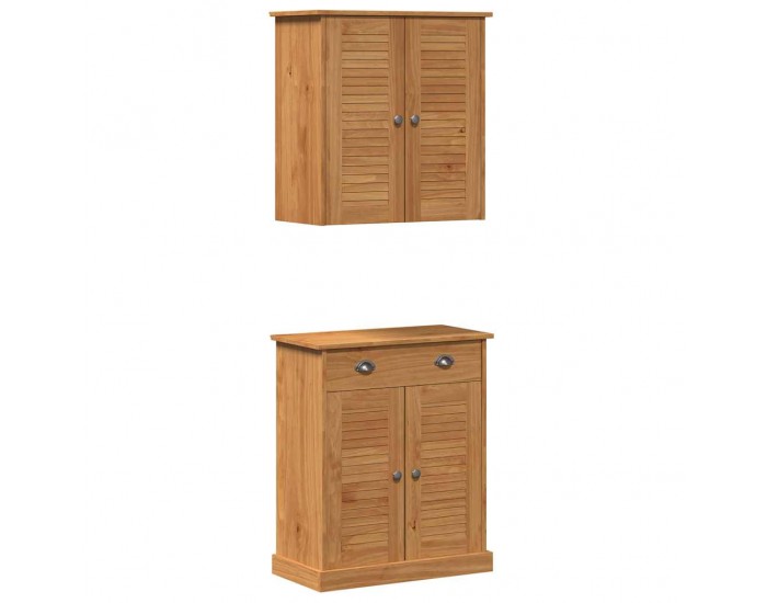 Sonata H Комплект мебели за баня VIGO 2 pcs Кафяво 67.5 x 34 x 80 см