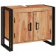 Sonata H Шкаф за мивка за баня Масивна акациева дървесина и железо