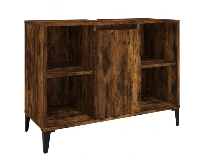 Sonata H Шкаф за мивка, опушен дъб, 80x33x60 см, инженерно дърво