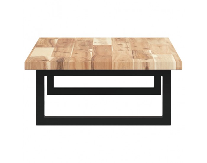 Sonata H Стенен рафт за мивка, стомана и масивно дърво акация