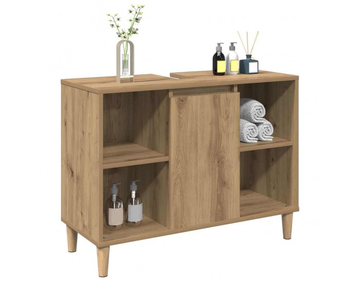 Sonata H Шкаф за мивка Artisan Oak 80x33x60 cm Инженерна дървесина