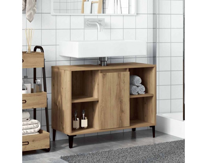 Sonata H Шкаф за мивка Artisan Oak 80x33x60 cm Инженерна дървесина