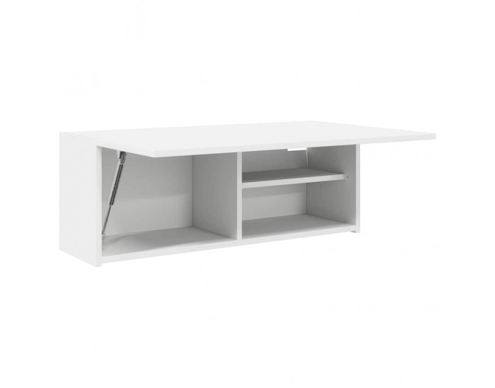 Sonata H Стенен шкаф за баня, бял, 80x25x30 см, инженерно дърво