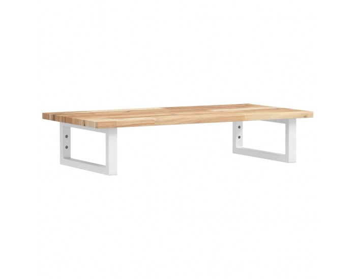 Sonata H Стенен рафт за мивка, стомана и масивно дърво акация