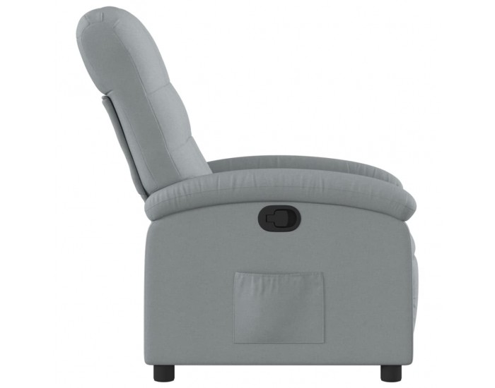 Sonata H Фотьойл с регулируема облегалка, светлосив, плат