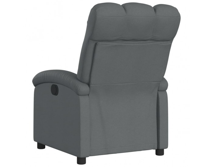 Sonata H Фотьойл с регулируема облегалка, тъмносив, плат